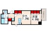 パークハビオ門前仲町 1DKの間取り