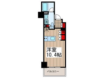 間取図 パークハビオ門前仲町