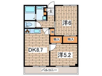 間取図 ＩＯＭＡＣＨＩ　ＦＬＡＴ