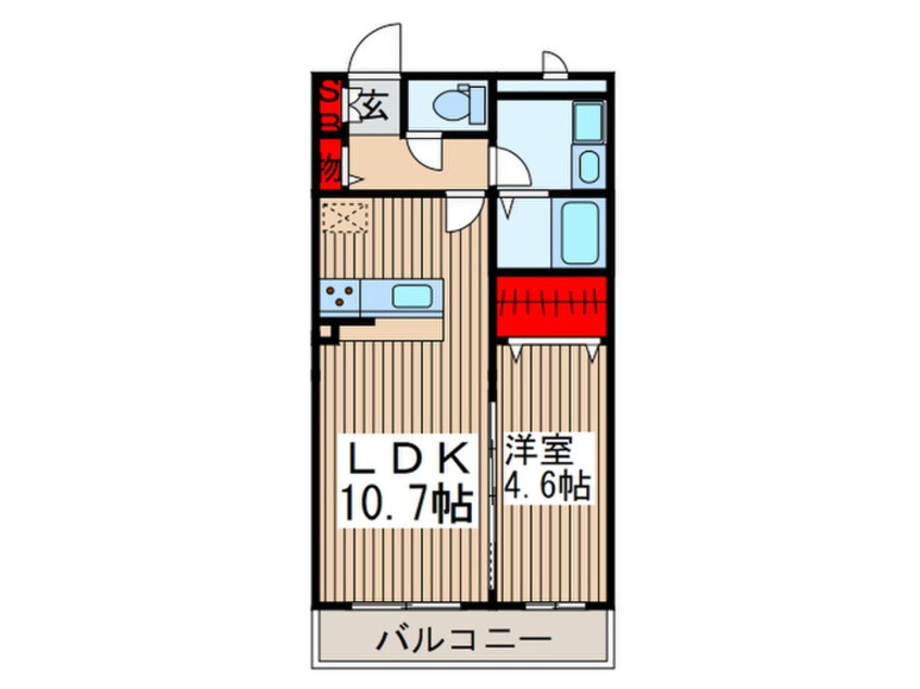 間取図 アムール奈良町