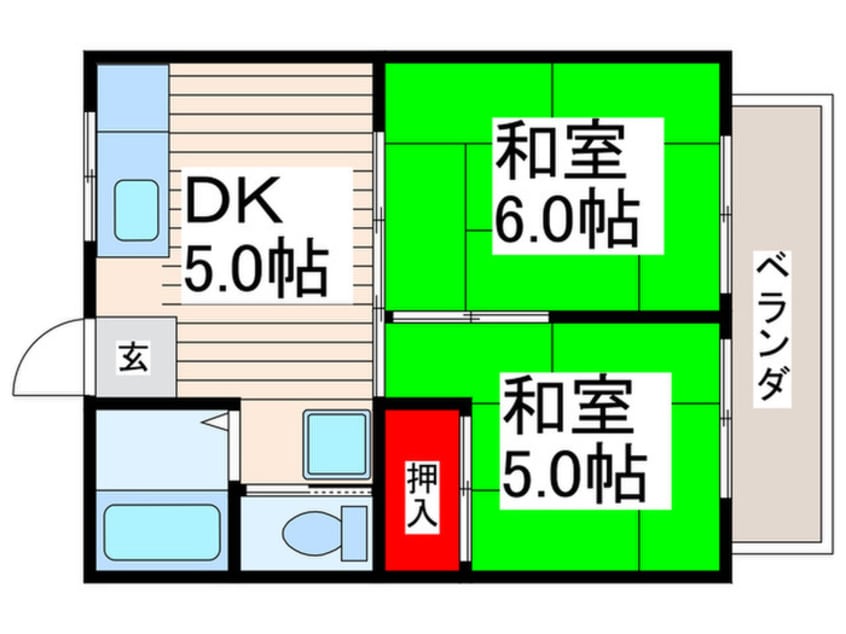間取図 メゾンベル