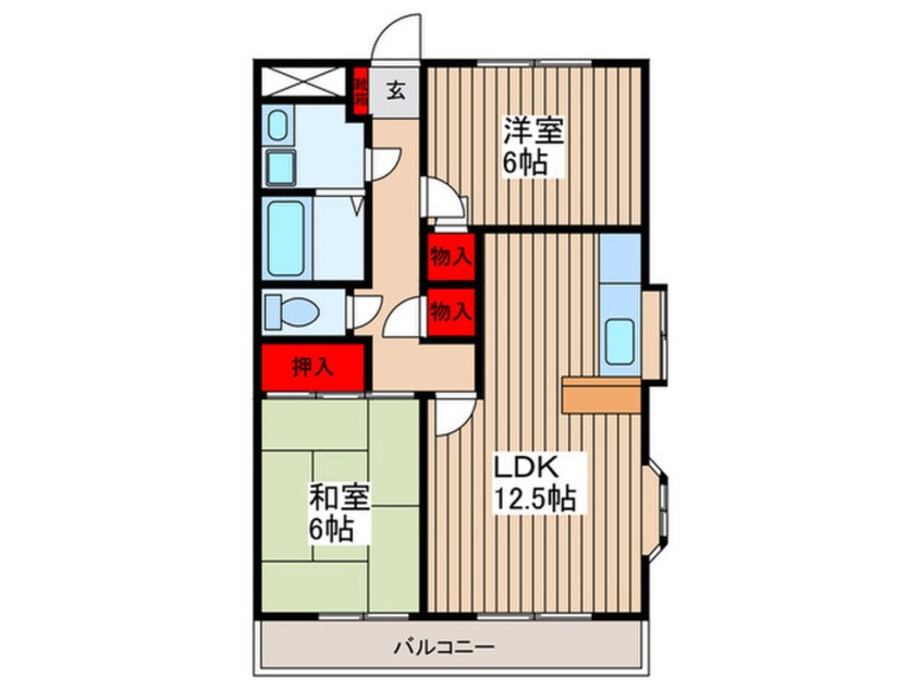 間取図 桜ヶ丘ハイツ