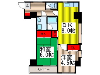 間取図 ウエストパーク野原