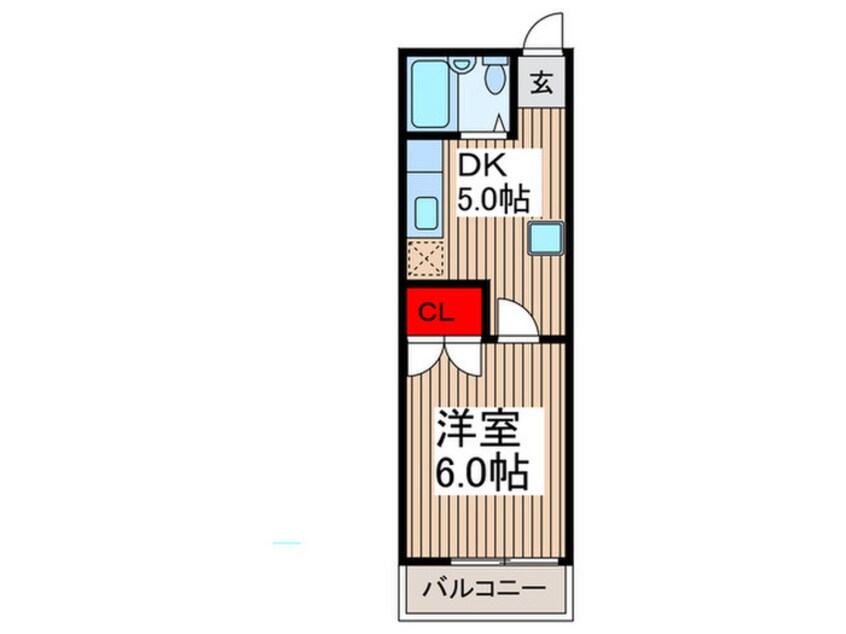 間取図 ハイムカナヤマ