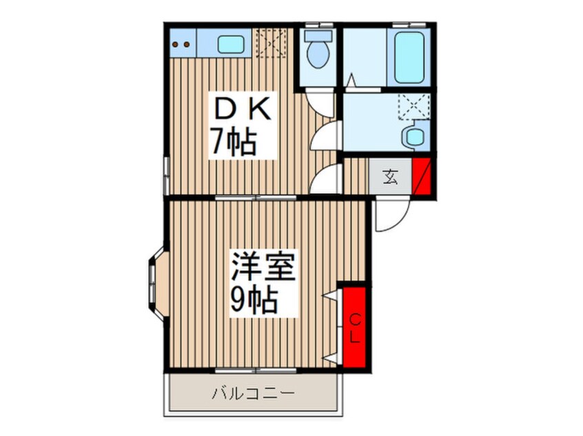 間取図 鈴蘭荘６号棟