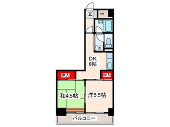 間取図 フロ－ラル豊島園