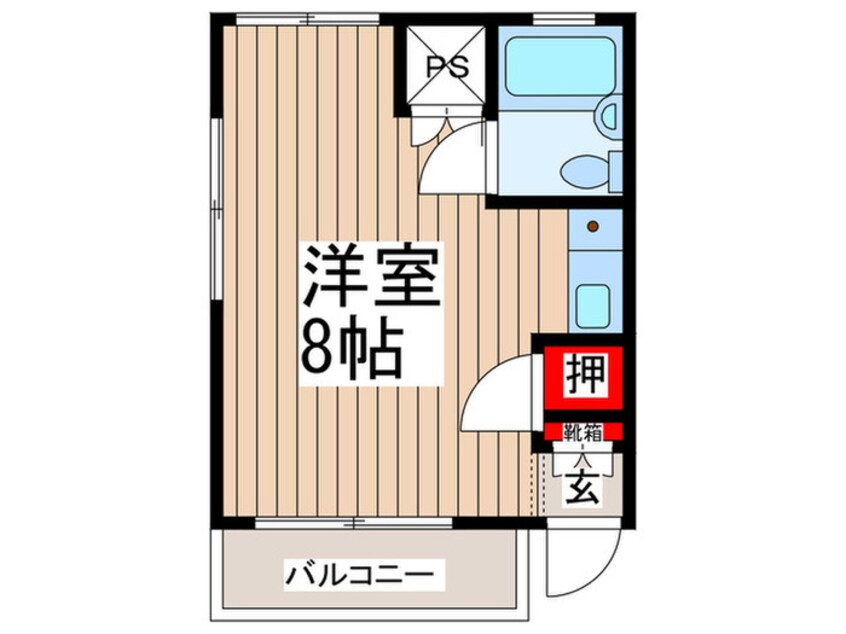 間取図 ト－エ－ハイツ