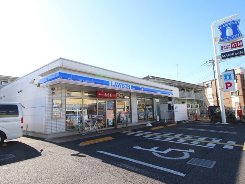 ローソン富士見水谷店(コンビニ)まで300m ブロッサム