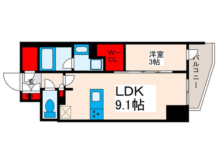 間取り図 アヴァンカーサ町屋