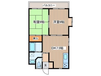 間取図 クリオ上大岡伍番館