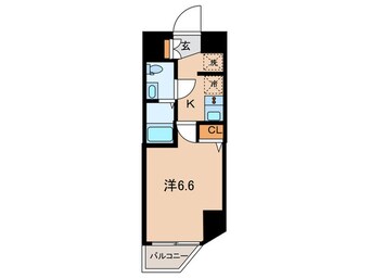 間取図 ARCOBALENOMUSASHIKOYAMA（505）