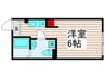 クレサージュ西新井 1Rの間取り