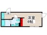 クレサージュ西新井 1Rの間取り