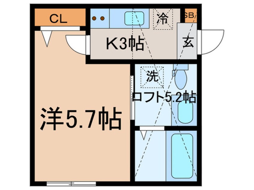 間取図 ガーデンヒルズ武蔵小杉