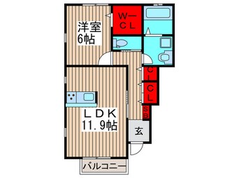 間取図 ラ・カーサ・サリーレ