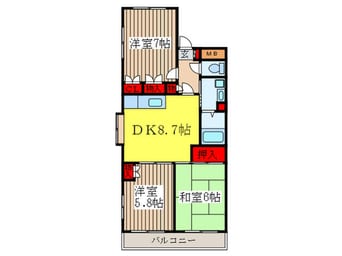 間取図 サンシェリー