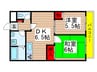 明生ビル 2DKの間取り