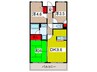 浦和上大久保ｶﾞｰﾃﾞﾝﾊｳｽ(603) 3DKの間取り