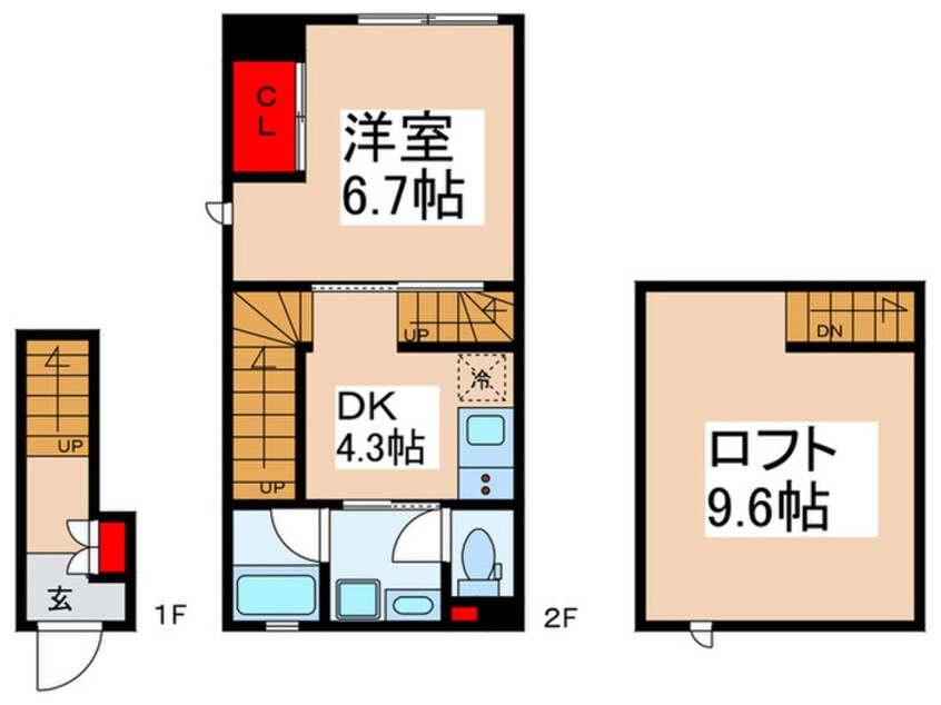 間取図 Ｌｉｌｉｕｍ　Ｄｕｏ　