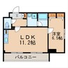 プランドール南砂町 1LDKの間取り