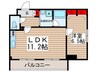 プランドール南砂町 1LDKの間取り