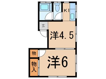 間取図 第２中川ハイツ