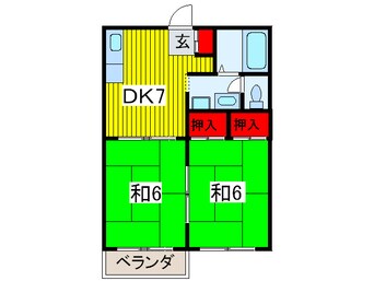 間取図 コ－ナ－ハウスＣ
