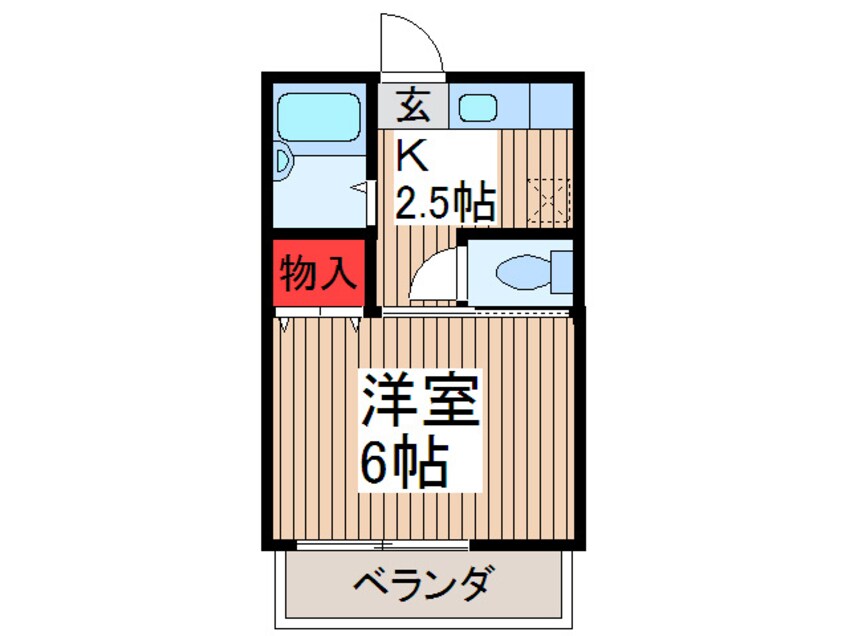 間取図 ルミエ－ル武蔵野