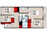 コープ野村竹の塚(403) 3LDKの間取り