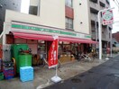 ローソンストア100中野南台店(コンビニ)まで395m レジデンスフルヤ