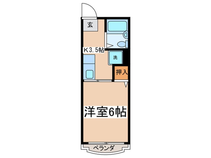 間取り図 シティハイムメヌエット