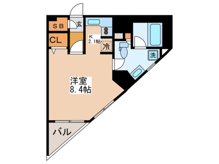 間取図 カスタリア池袋