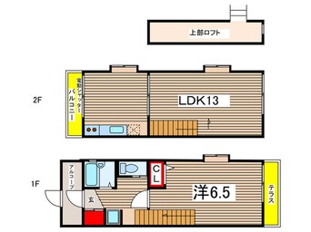 間取図 Maisonette　ki-ki