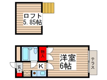 間取図 ハイツタジマ