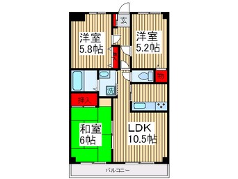 間取図 カオルマンション