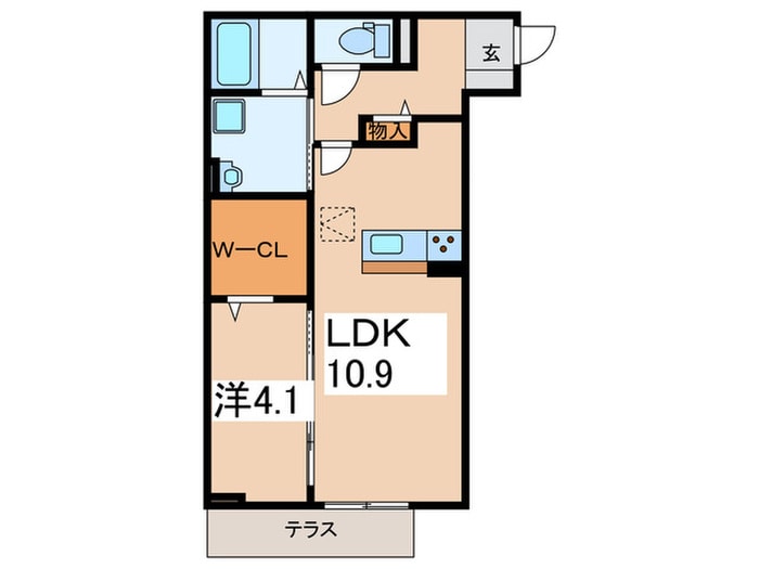 間取り図 リュミエール ミナミ