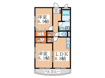 間取図 エクセレント南町