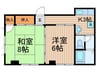 グリ－ンコ－ポ２ 2Kの間取り