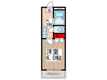 間取図 シャルマン草加Ⅱ