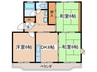 Will鴨宮a 3DKの間取り