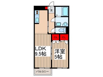 間取図 レジデンス ケート