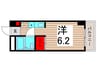 北綾瀬パークスクエア 1Rの間取り