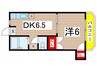 グランド－ルアイダ　Ｃ棟 1DKの間取り
