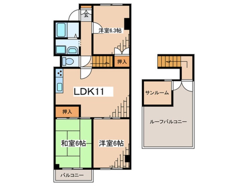 間取図 アクティサガミ