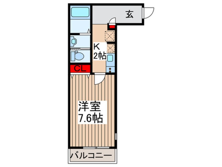 間取図 レザン東大成