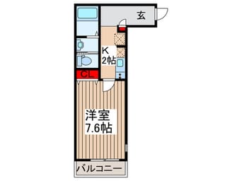 間取図 レザン東大成