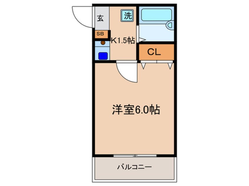 間取図 パ－クウェル田園調布(103)