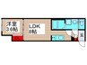 k1 apartments 1LDKの間取り