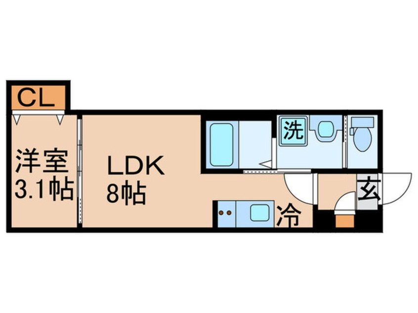 間取図 k1 apartments