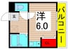 メゾンドピア 1Rの間取り